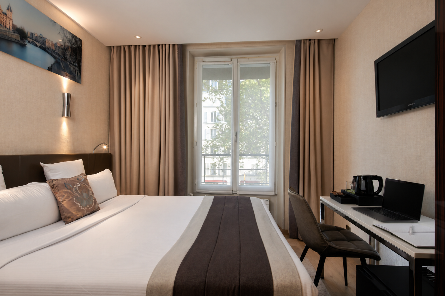 La chambre de vos séjours d’affaires, près de la tour Eiffel